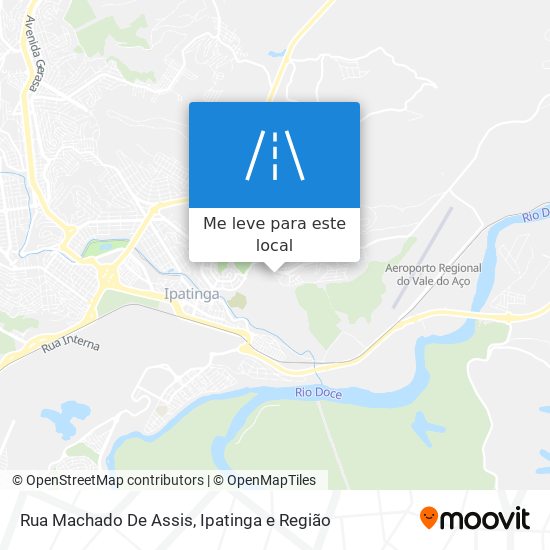 Rua Machado De Assis mapa