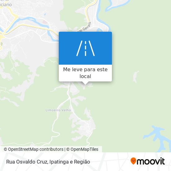 Rua Osvaldo Cruz mapa