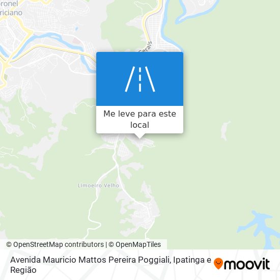 Avenida Mauricio Mattos Pereira Poggiali mapa
