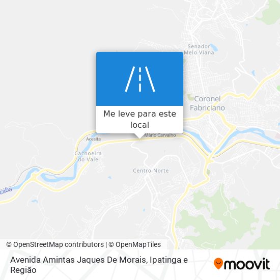 Avenida Amintas Jaques De Morais mapa