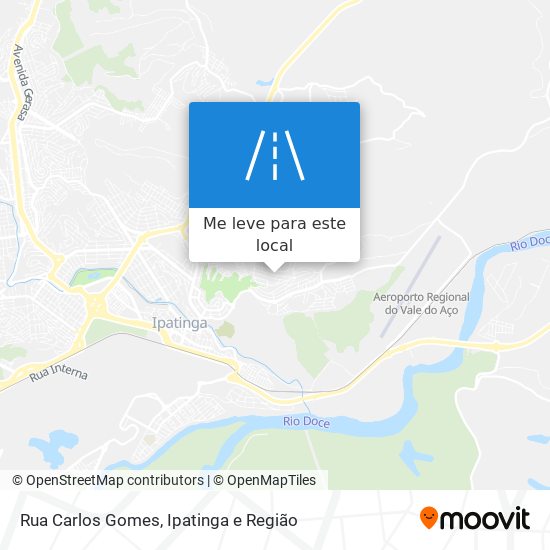 Rua Carlos Gomes mapa