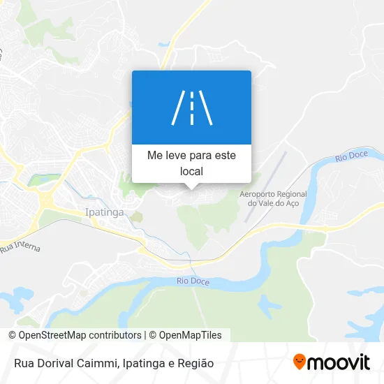 Rua Dorival Caimmi mapa