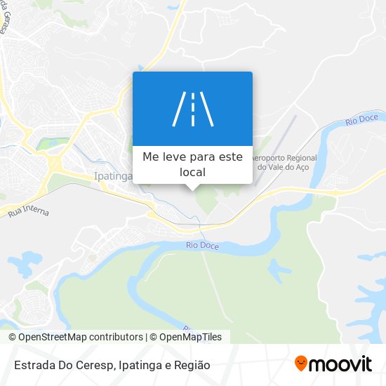 Estrada Do Ceresp mapa