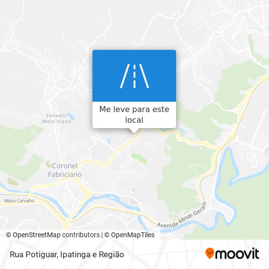 Rua Potiguar mapa