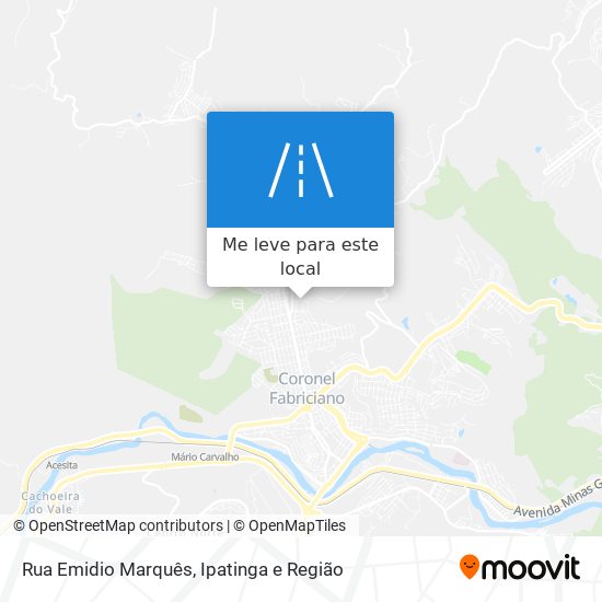 Rua Emidio Marquês mapa