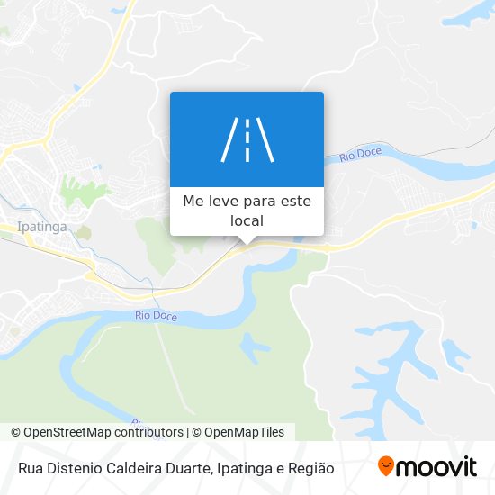 Rua Distenio Caldeira Duarte mapa