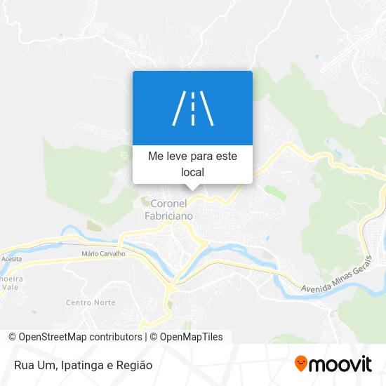Rua Um mapa