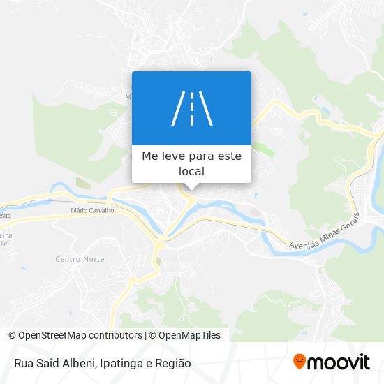 Rua Said Albeni mapa