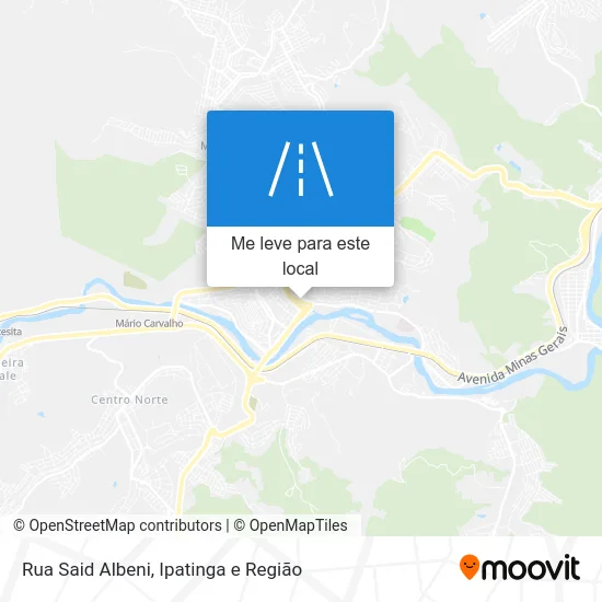 Rua Said Albeni mapa