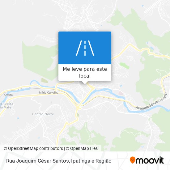 Rua Joaquim César Santos mapa