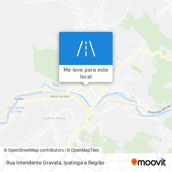 Rua Intendente Gravata mapa