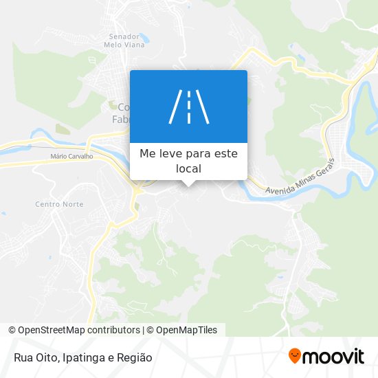 Rua Oito mapa