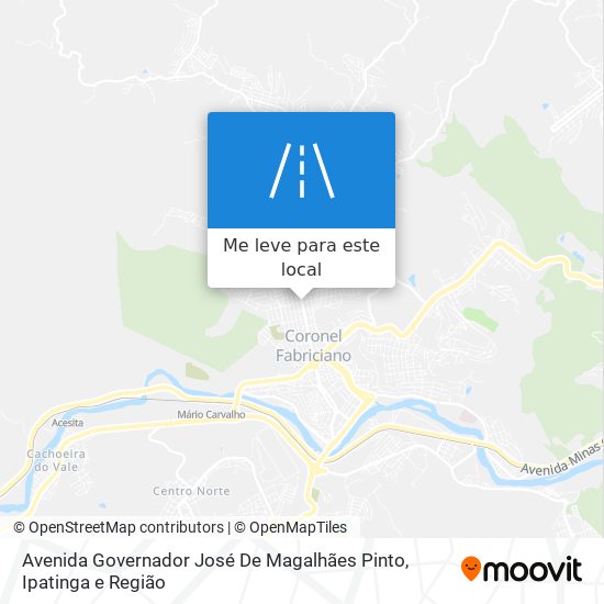 Avenida Governador José De Magalhães Pinto mapa