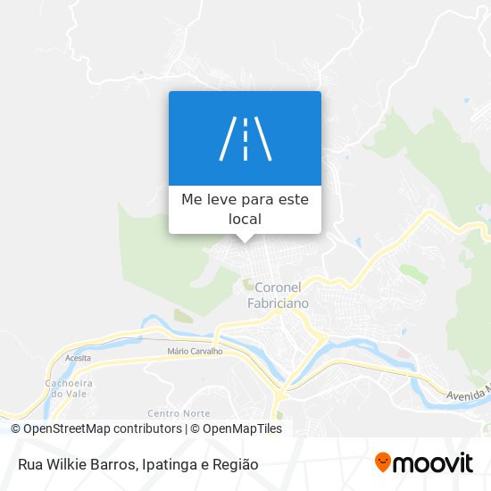 Rua Wilkie Barros mapa