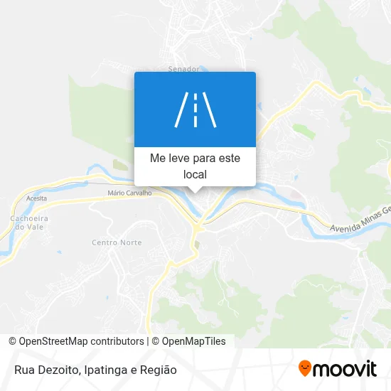 Rua Dezoito mapa