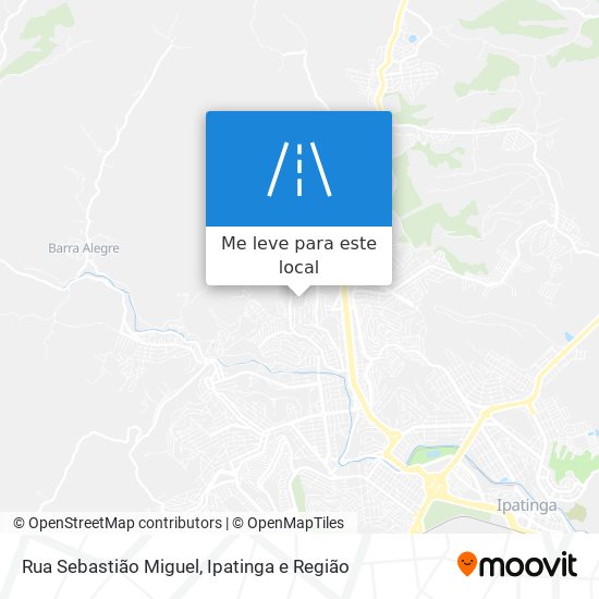 Rua Sebastião Miguel mapa