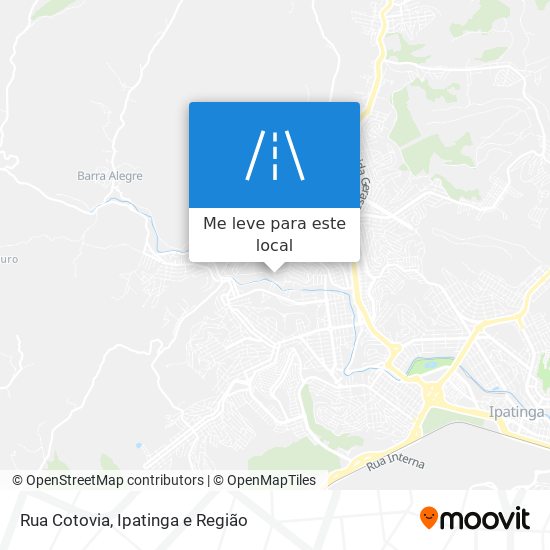 Rua Cotovia mapa