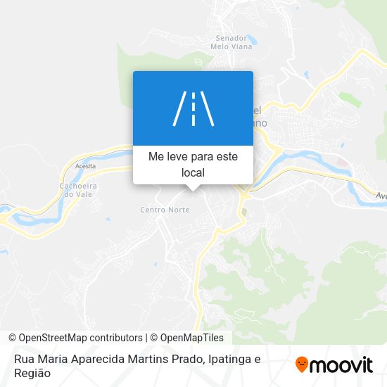 Rua Maria Aparecida Martins Prado mapa