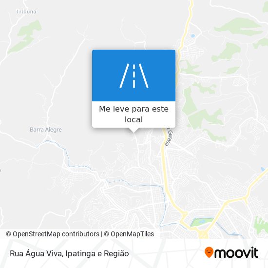 Rua Água Viva mapa