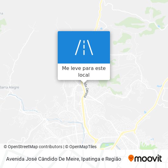 Avenida José Cândido De Meire mapa