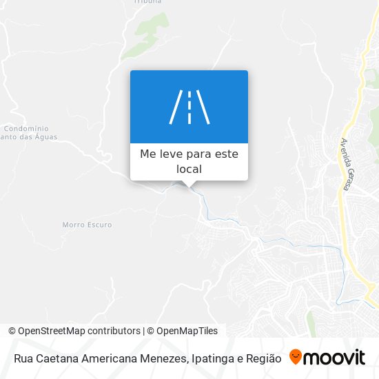 Rua Caetana Americana Menezes mapa