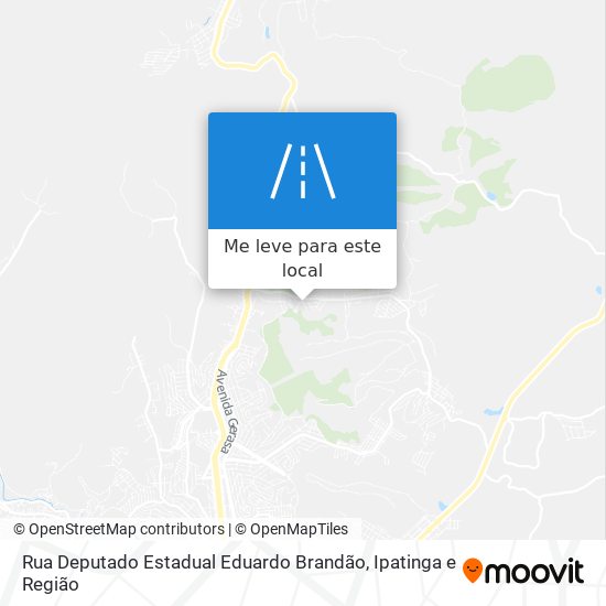 Rua Deputado Estadual Eduardo Brandão mapa