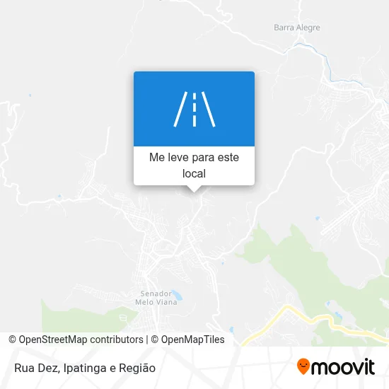 Rua Dez mapa