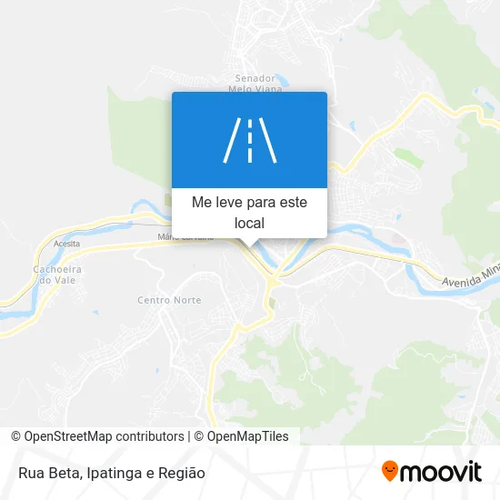 Rua Beta mapa
