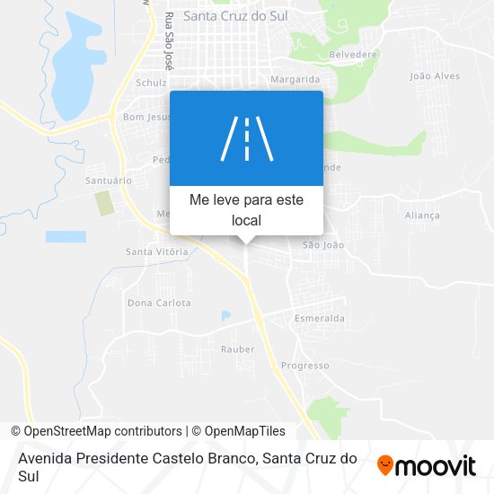 Avenida Presidente Castelo Branco mapa
