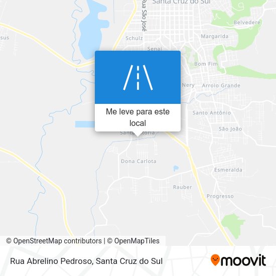 Rua Abrelino Pedroso mapa