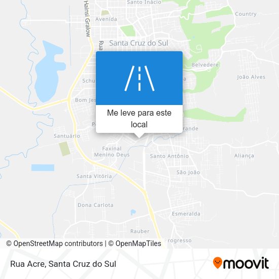 Rua Acre mapa