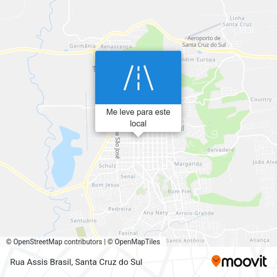 Rua Assis Brasil mapa