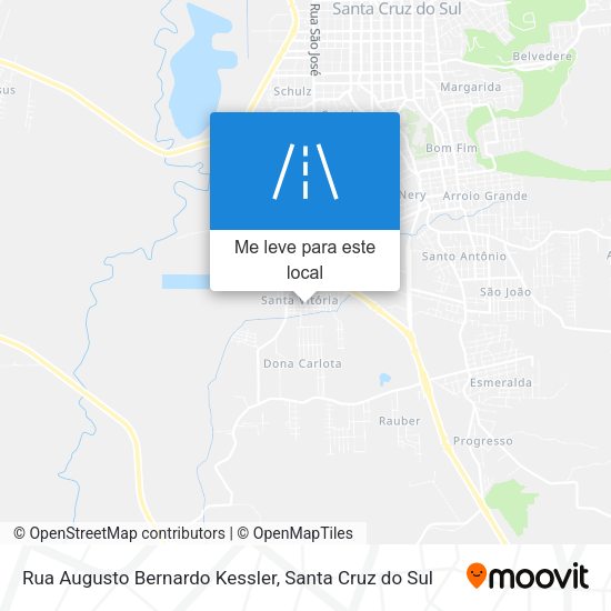 Rua Augusto Bernardo Kessler mapa