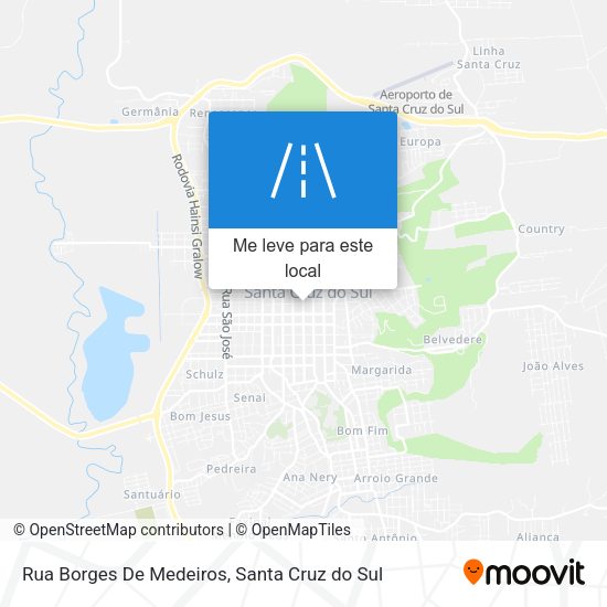Rua Borges De Medeiros mapa
