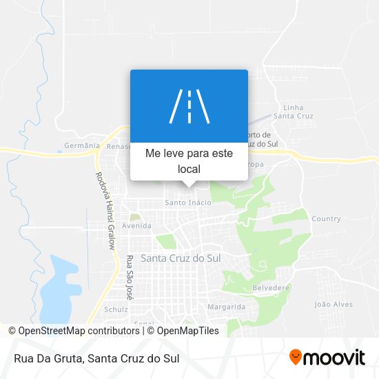 Rua Da Gruta mapa