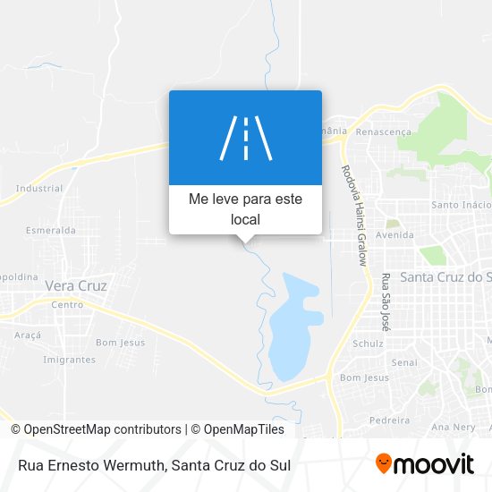 Rua Ernesto Wermuth mapa