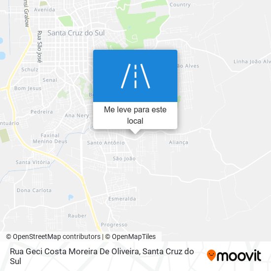 Rua Geci Costa Moreira De Oliveira mapa
