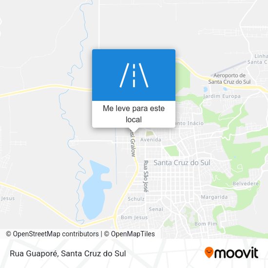 Rua Guaporé mapa