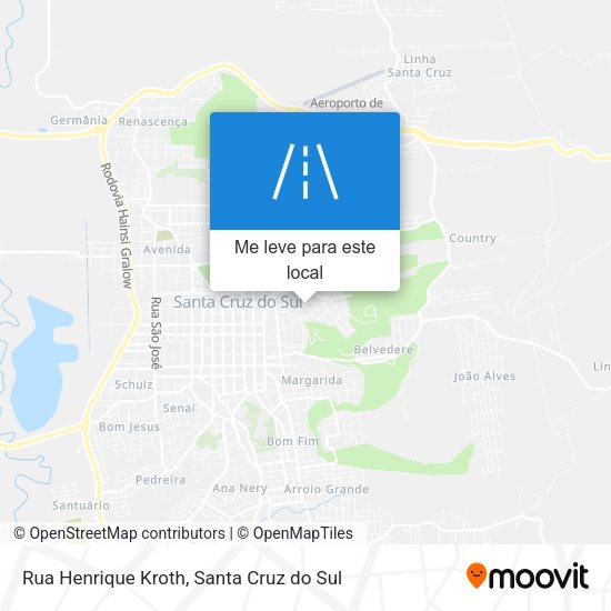 Rua Henrique Kroth mapa