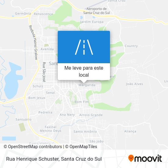 Rua Henrique Schuster mapa