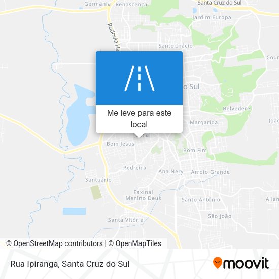 Rua Ipiranga mapa