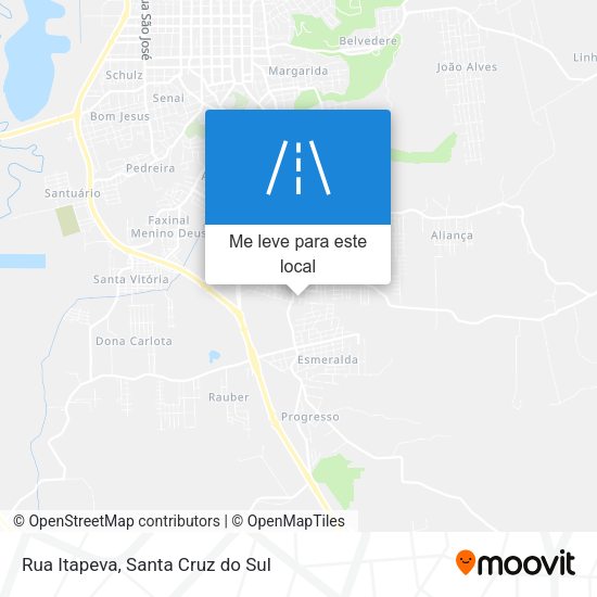 Rua Itapeva mapa