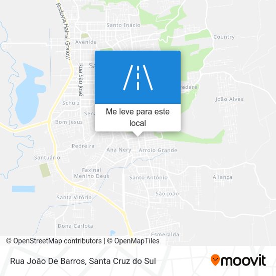 Rua João De Barros mapa