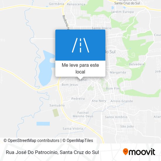Rua José Do Patrocínio mapa