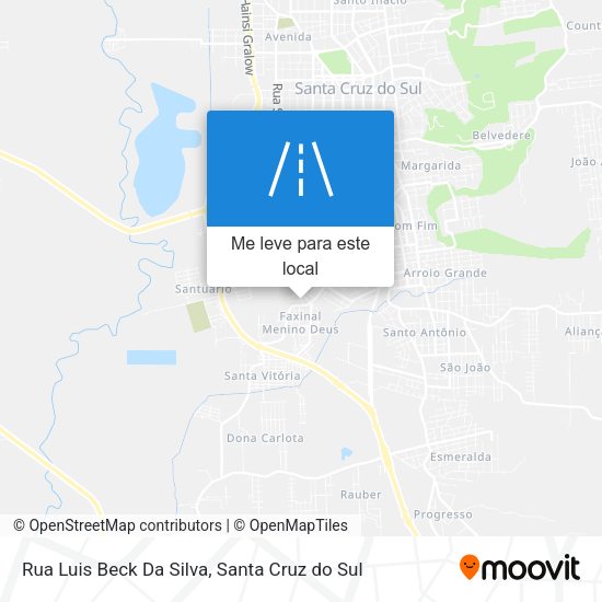 Rua Luis Beck Da Silva mapa