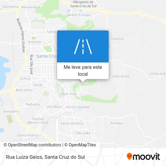 Rua Luiza Geiss mapa