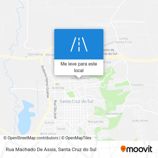 Rua Machado De Assis mapa