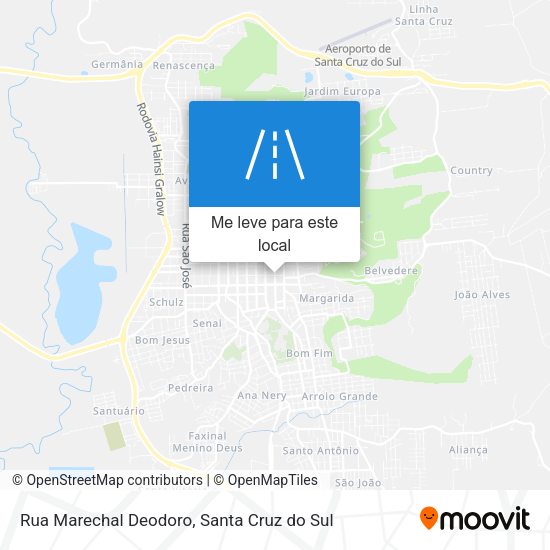 Rua Marechal Deodoro mapa