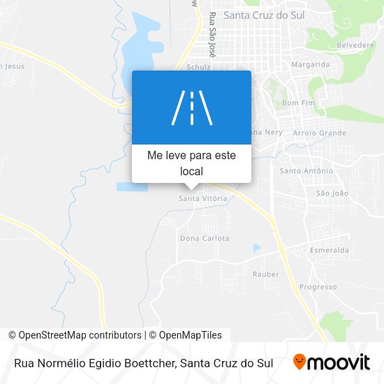 Rua Normélio Egidio Boettcher mapa
