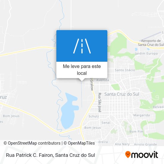 Rua Patrick C. Fairon mapa